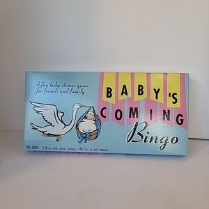 Baby's Coming Bingo Party Game